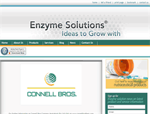 Tablet Screenshot of enzymesolutions.com.au